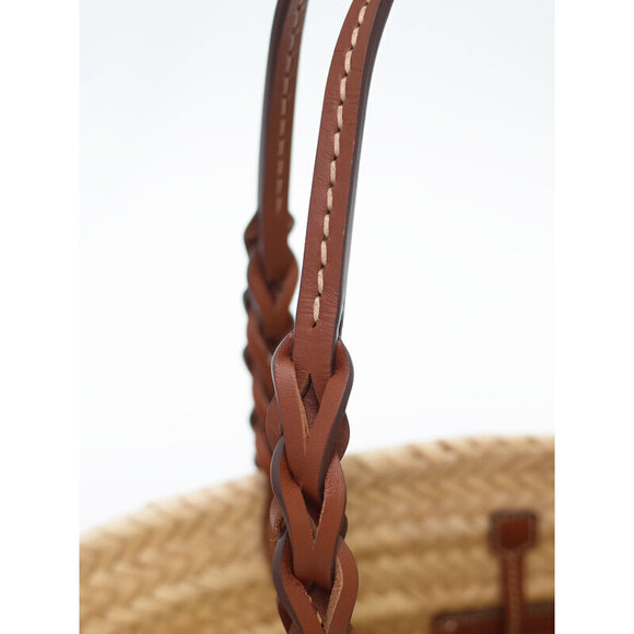 Prada Woven Palm Leather Tote Bag - Picture 5 of 9